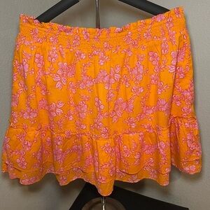 J Crew Floral Skirt Size Large